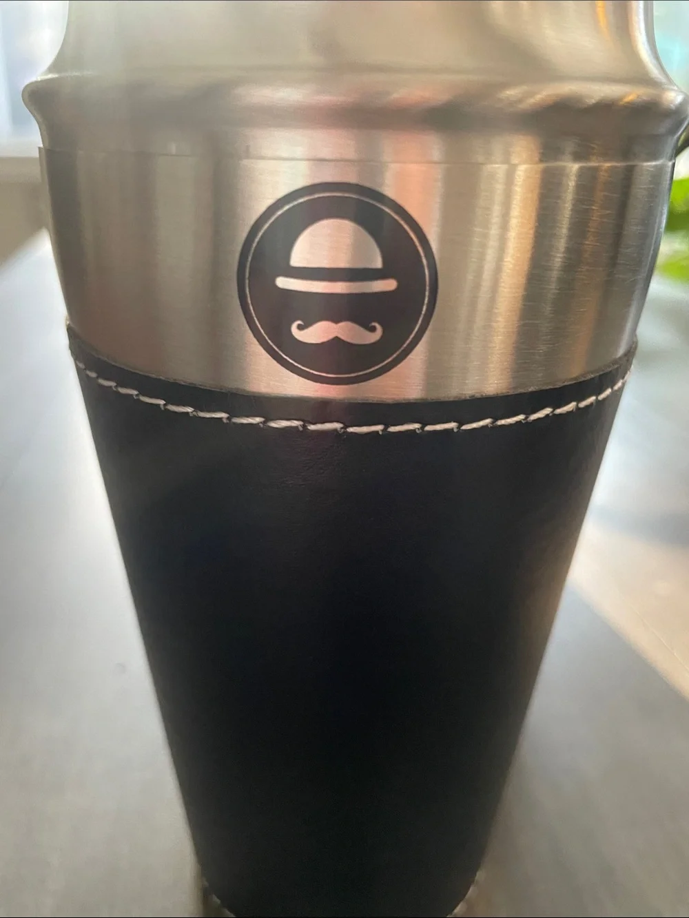 Ross & Rye Cocktail Shaker Leather Wrapped  NEW